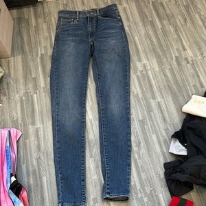 Levi mile high super skinny jeans